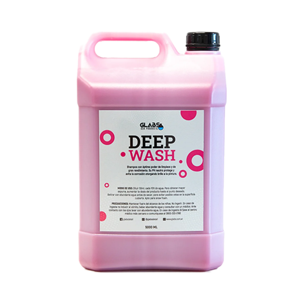 Producto - Glabs Shampoo Deep Wash 5L - Ph Neutro Con Cera