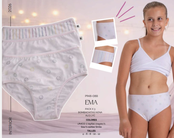 Producto - PACK X3 BOMBIS EMMA NENA - DO94808