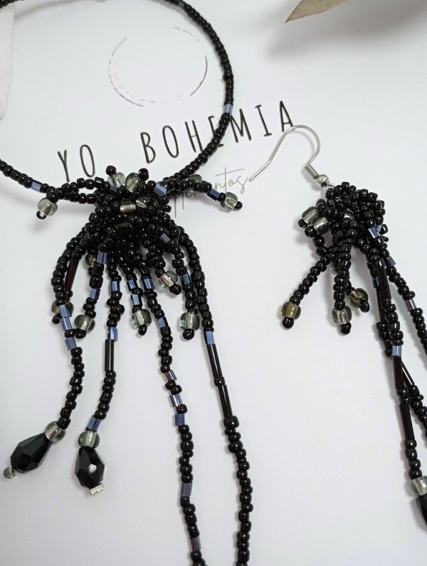Producto - Aros LIA irregular grafito - 2