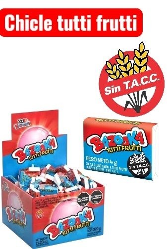 Producto - Chicle bazooka x 10un tutti frutti