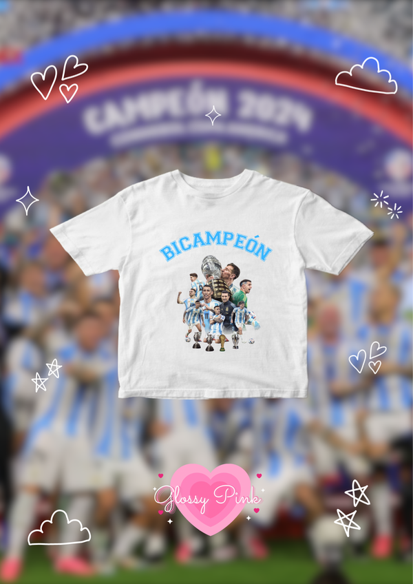 Baby Tee Bicampeón - DTF