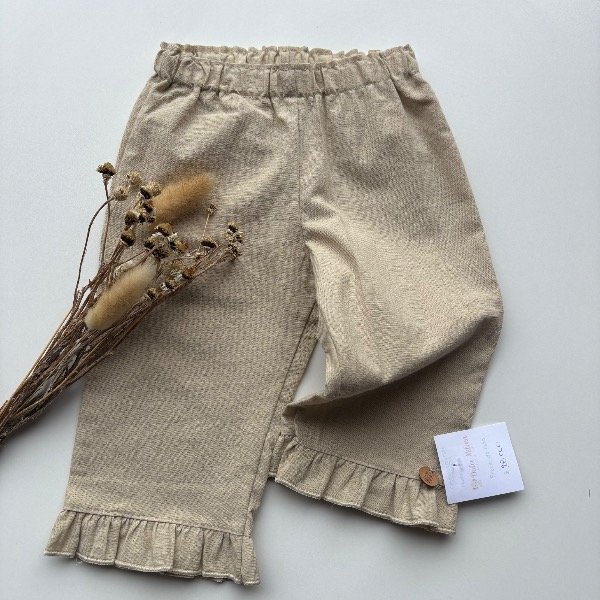 Producto - Pantaloncito Juana BEIGE línea bebas hasta 3 años - 0