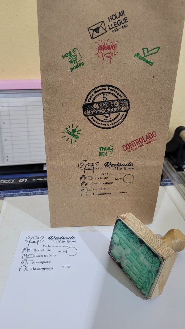 Producto - Sello Docente para corregir