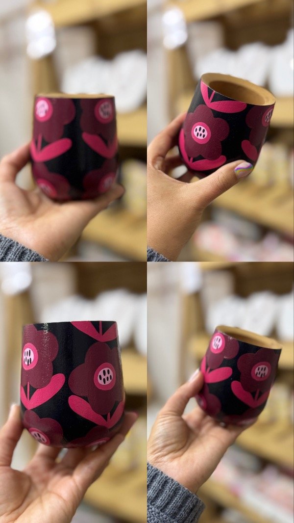Producto - Mate Fiore bordó