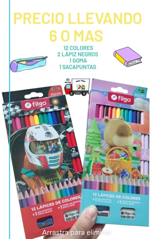 Producto - Colores filgo x16 piezas (cantidad)