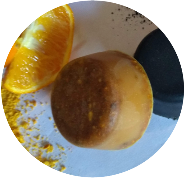 Producto - Jabón Facial de cúrcuma y Naranja