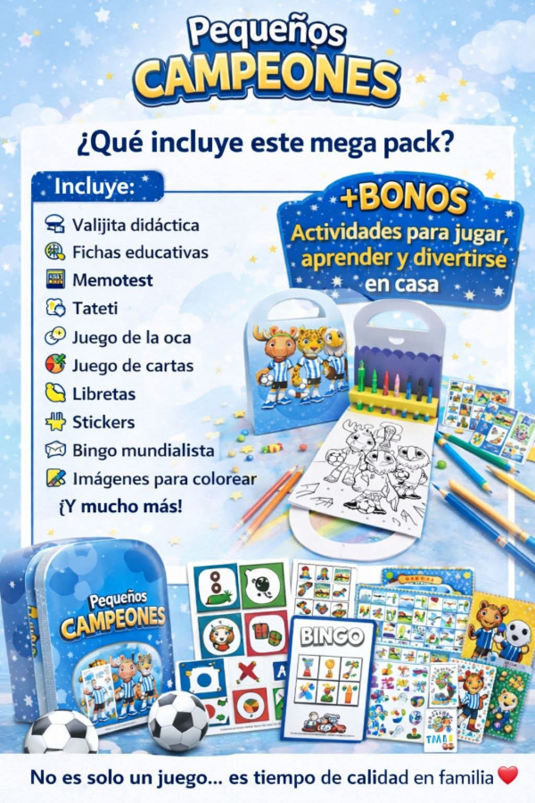 Producto - Pequeños Campeones kit Imprimible