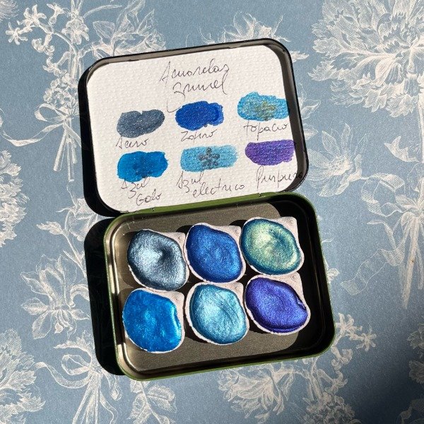 Producto - Paleta de 6 metalizados azulados