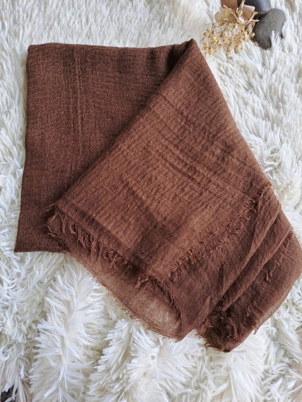 Producto - PLT04 Pañuelo Liso Texturado Chocolate