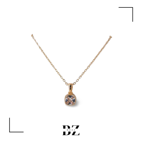 Producto - CADENA ACERO DORADO CON DIJE X PCS - 2054-2