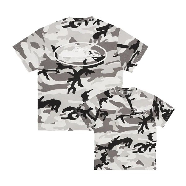 Producto - Corteiz Island Puff Print Tee Arctic Camo