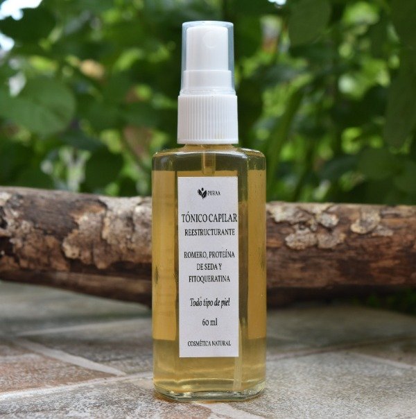 Producto - Tónico Capilar Reestructurante con Romero, Pantenol, Fitoqueratina y Seda