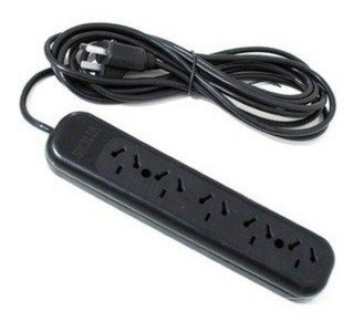 Producto - Zapatilla Eléctrica Sicilia 5 Tomas Con Tecla Cable 5mts