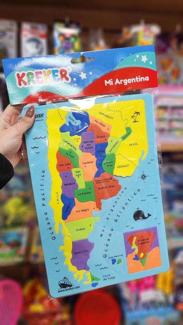 Producto - Juego de encastre - Mapa de argentina