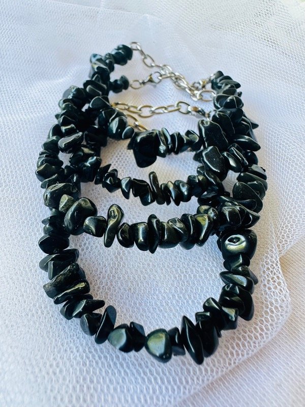Producto - Pulsera Obsidiana negra