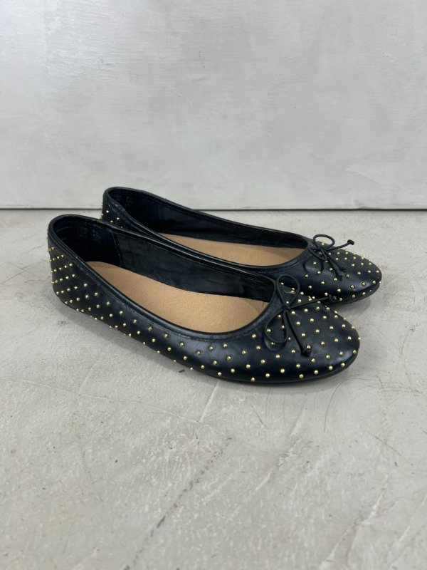 Producto - Flats Gold Polka Dots