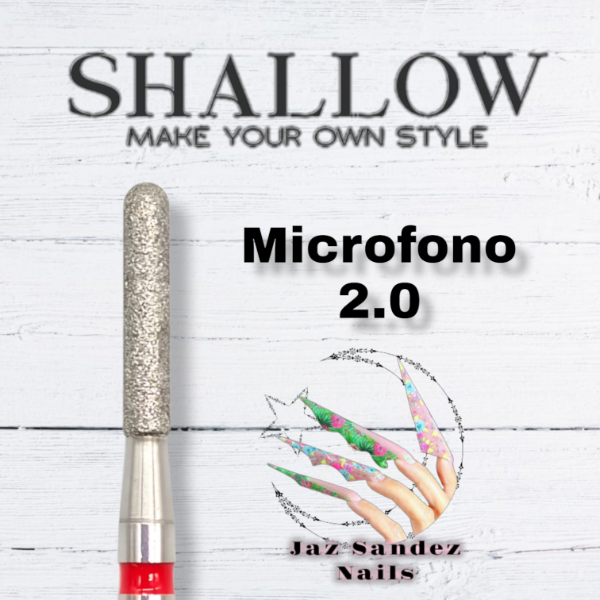 Producto - FRESA DIAMANTADA MICROFONO ROJO 2.0 SHALLOW