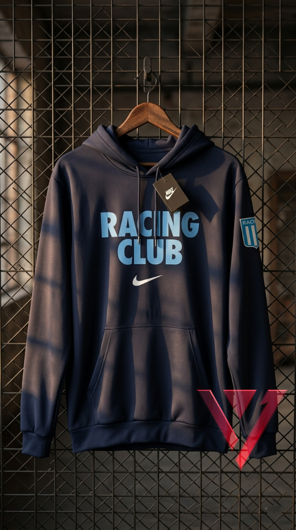 Producto - BUZO CANGURO RACING 2026 ALGODÓN CON FRIZA