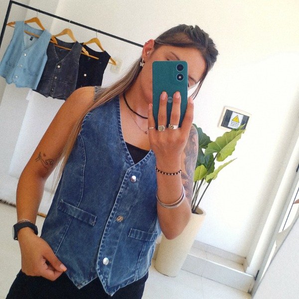 Producto - 607-CHALECO JEAN