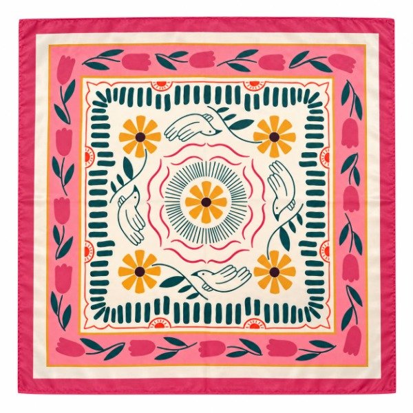 Producto - Maxi Pañuelos Birds Pink