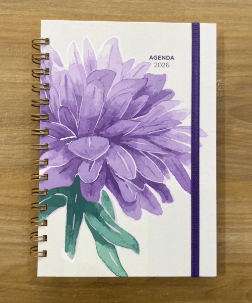 Producto - Agenda Loto lila
