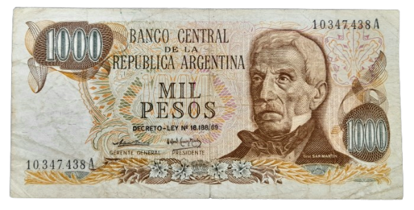 Producto - 1000 Pesos Ley (Cairoli - Gomez Morales) Bott.2436 F+