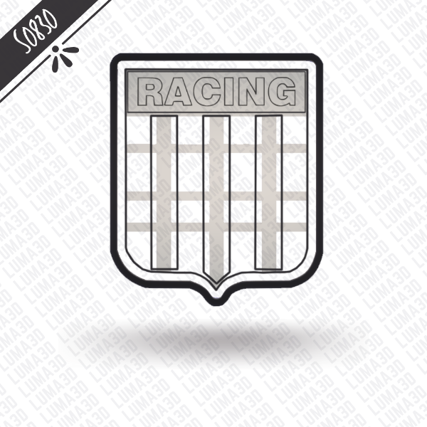 Producto - S0830 - Escudo de Racing (Fútbol)