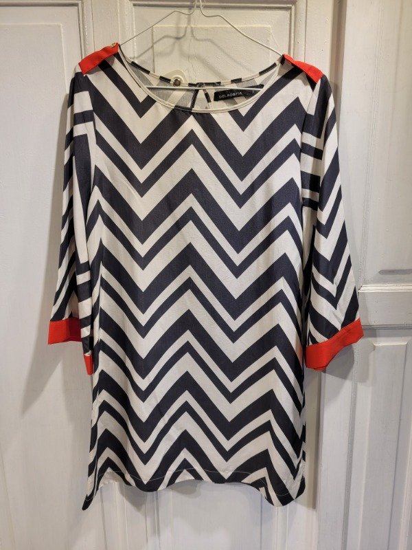 Producto - Vestido DE LA OSTIA blanco y negro Talle S/M - PRECIO: 76X