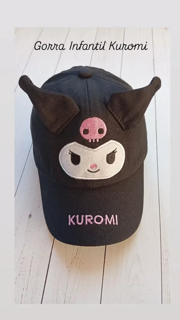Producto - GORRA INFANTIL KUROMI NEGRA