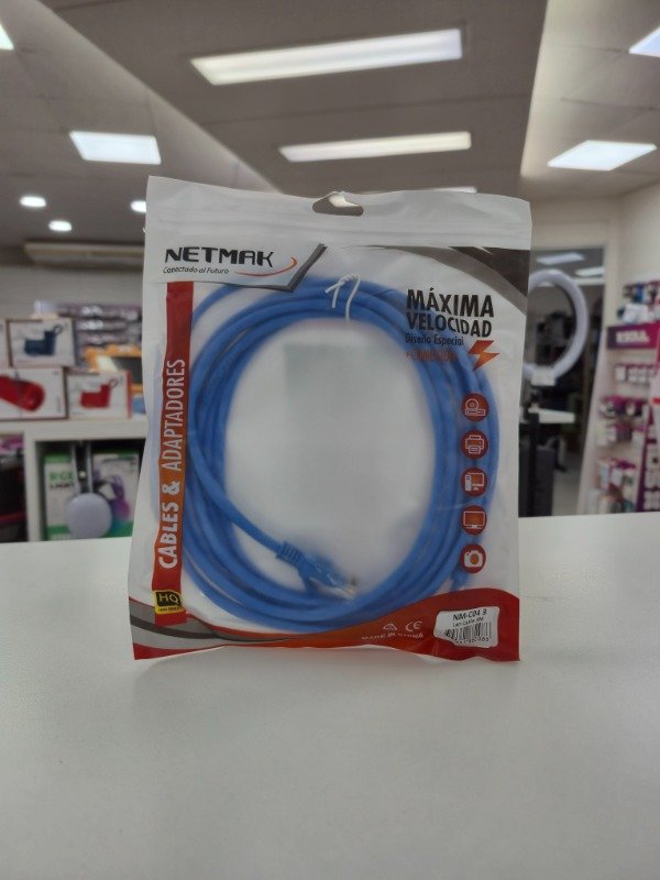 Producto - Cable UTP Cat5e Pach cord Netmak NM-C04