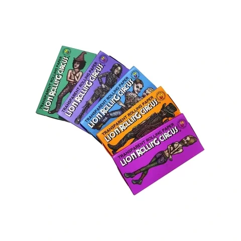 Producto - PAPEL LION ROLLING CIRCUS TRANSPARENT 1 1/4 - PAQUETE X 50