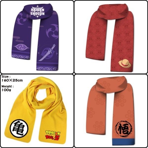 Producto - Bufandas One Piece - Dragon Ball - Genshin Impact - Ingrese para elegir