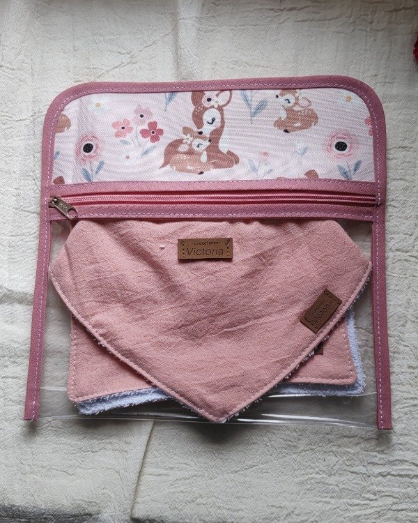 Producto - Set bebé 3 piezas - rosa