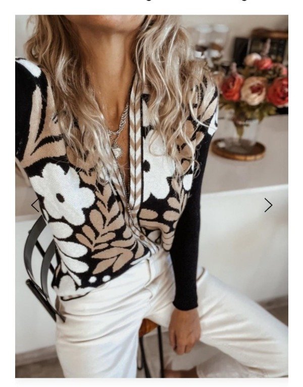 Producto - Cardigan Margarita Negro