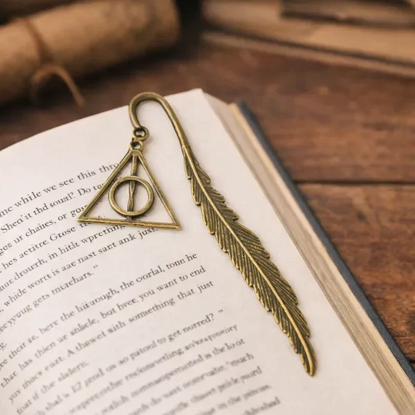 Producto - Marcapáginas Metálico Reliquias de la Muerte x6u