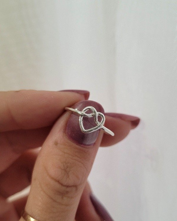 Producto - Anillo corazón nudito Plata 925