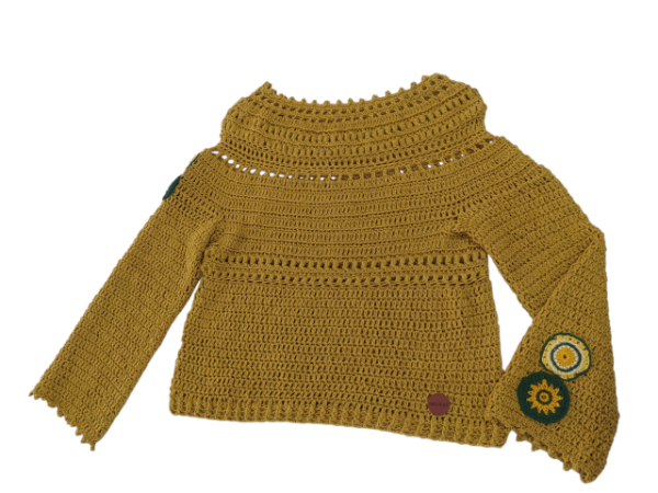 Producto - Sweater Leandra- Color camel- T 2 (equivale a T 40-M)