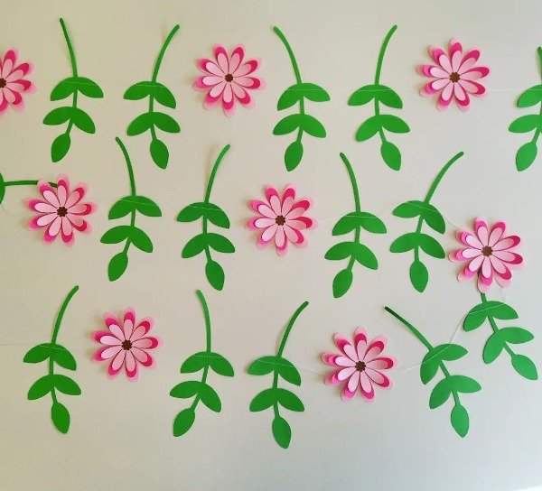 Producto - Guirnalda de Flores Rosas