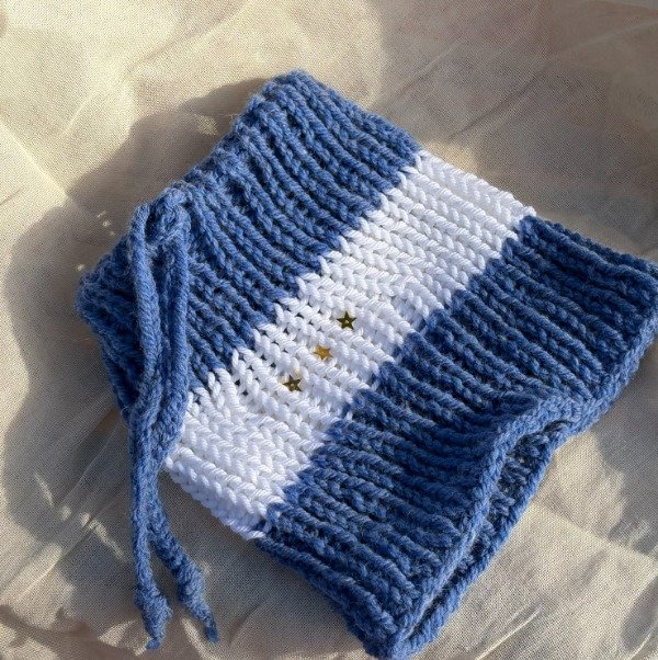 Producto - CUELLO AJUSTABLE TEJIDO CON ESTRELLAS