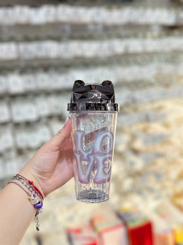 Producto - Vaso plástico oso negro art40745