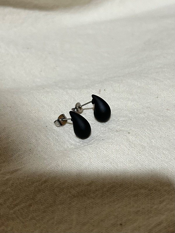 Producto - Aros Gota Negra