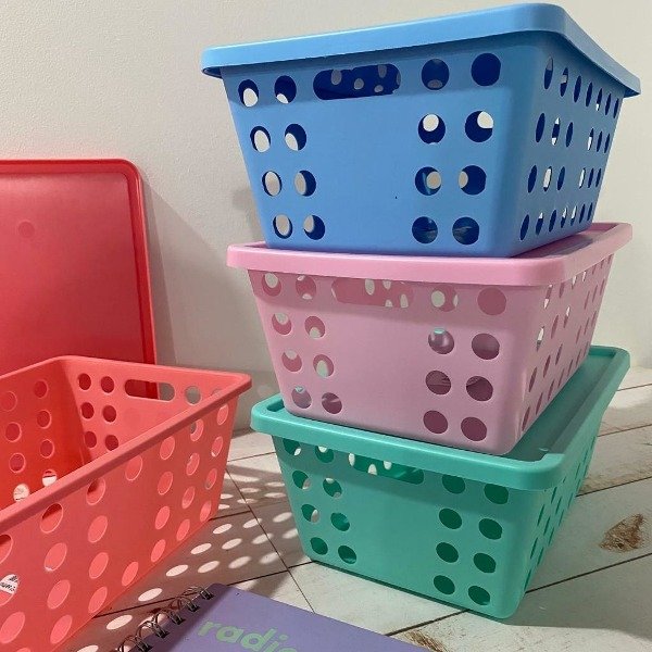 Producto - Canasto grande multifuncional con tapa