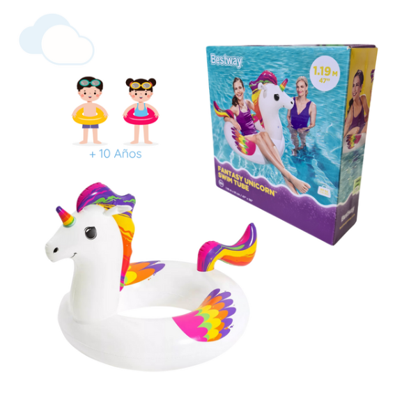 Producto - FLOTADOR BESTWAY FLOATIN FASHION UNICORNIO