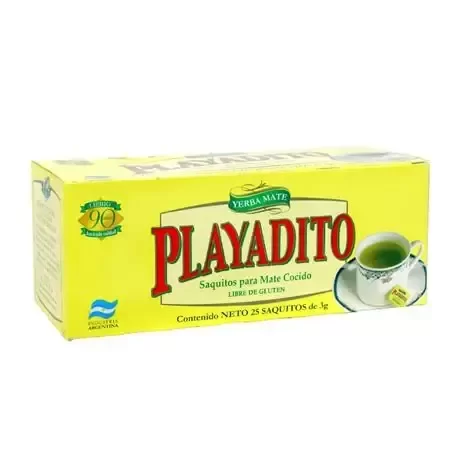 Producto - MATE COCIDO PLAYADITO X25 SAQUITOS