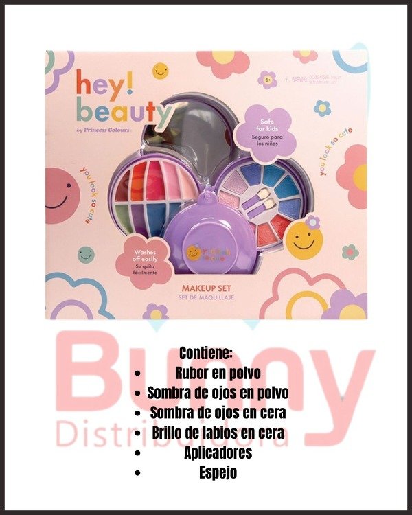 Producto - HEY! BEAUTY - PUPA DESPLEGABLE CUADRUPLE MEDIANA 7793665355105