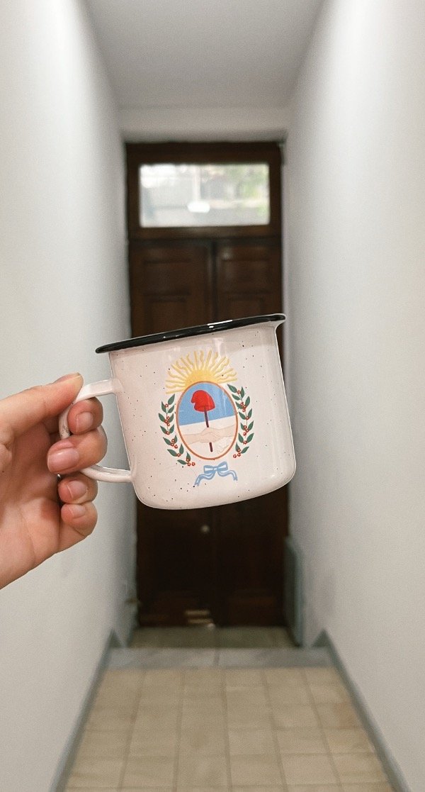 Producto - Jarrito enlozado escudo nacional