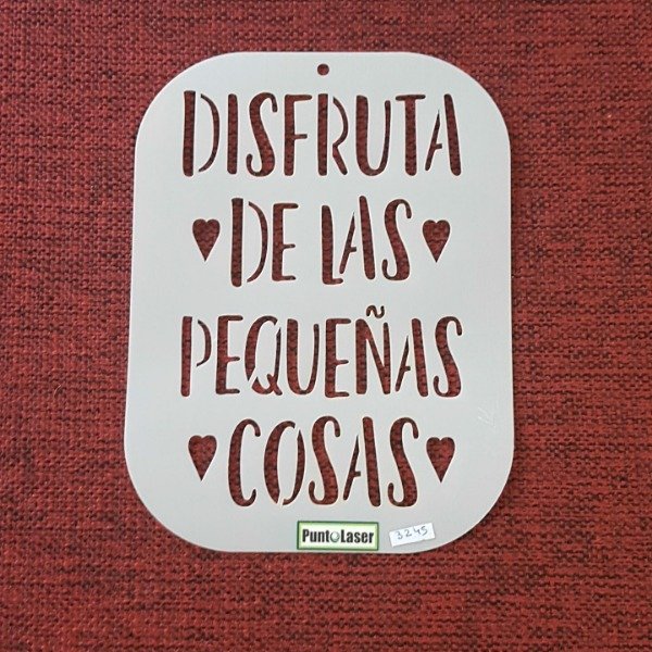 Producto - Stencil - 20 x 15 cm - Cod. 3245