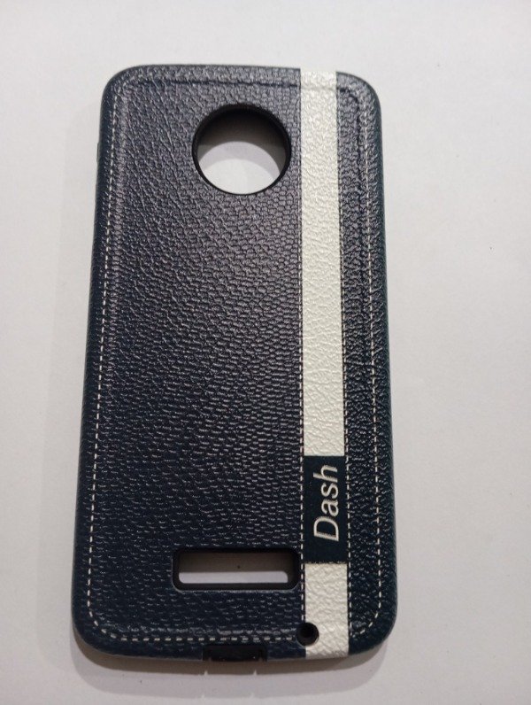Producto - Funda Texturada Negro Tipo Cuerina para Moto Z