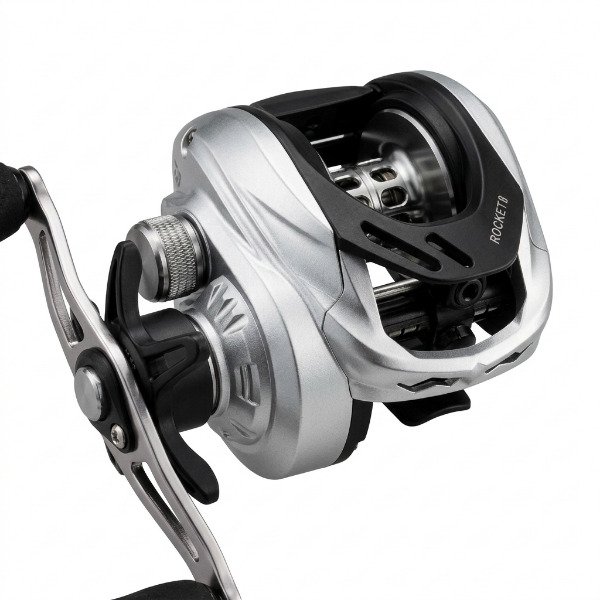 Producto - Reel Bait Top Fishing Rocket8 Silver 8 Rules Freno 5kg giro: 6.5:1 AMBAS MANIJAS - 6