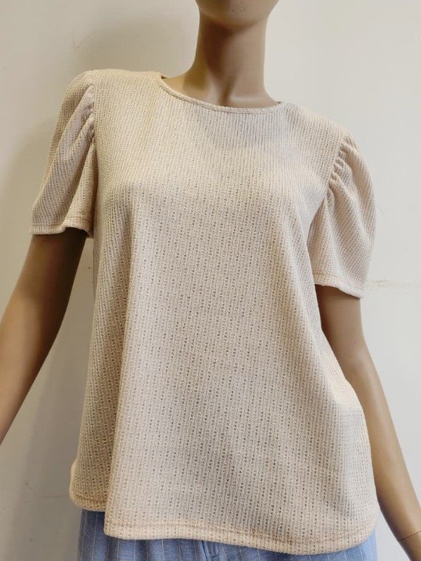 Producto - Remera Manga Frunce Hilo Tulum (Art. 5812)